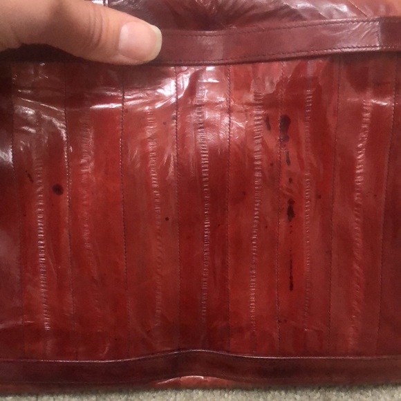 Sunco | Vintage Eel Skin Leather Purse - Picture 6 of 11